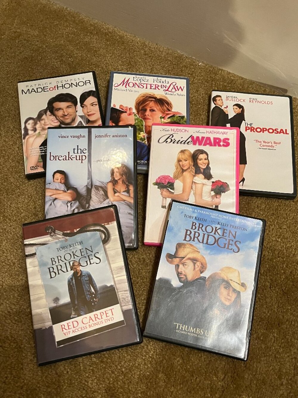 DVD Lot #1  - 7 DVD's